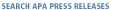 SEARCH APA PRESS RELEASES